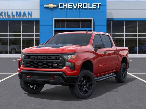 Red 2026 Chevrolet Silverado 1500 Custom Trail Boss