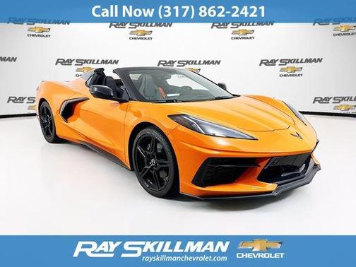 Orange 2023 Chevrolet Corvette Stingray w/2LT