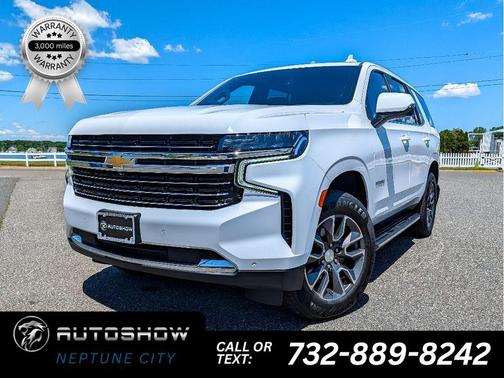 Summit White 2021 Chevrolet Tahoe LT