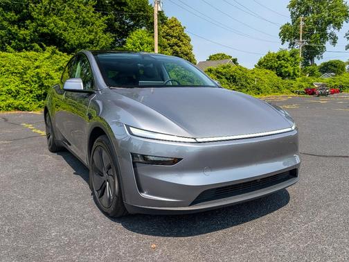 Stealth Grey 2026 Tesla Model Y Long Range Launch Series