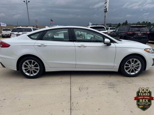 Oxford White 2020 Ford Fusion SE