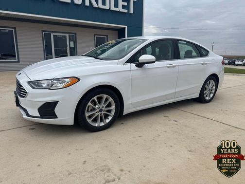 Oxford White 2020 Ford Fusion SE