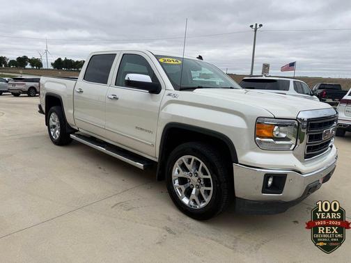 White Diamond Clearcoat 2014 GMC Sierra 1500 SLT