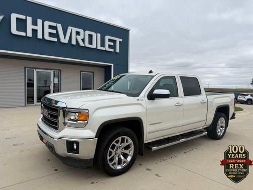White Diamond Clearcoat 2014 GMC Sierra 1500 SLT
