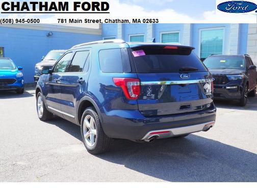 White Platinum Metallic Tri-Coat 2017 Ford Explorer XLT