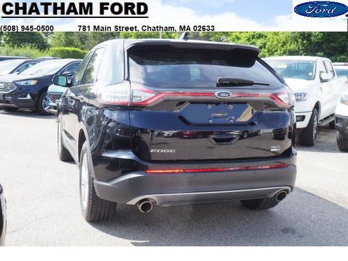 White Platinum Metallic Tri-Coat 2017 Ford Edge SEL