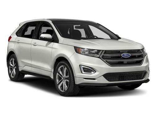 White Platinum Metallic Tri-Coat 2018 Ford Edge Sport