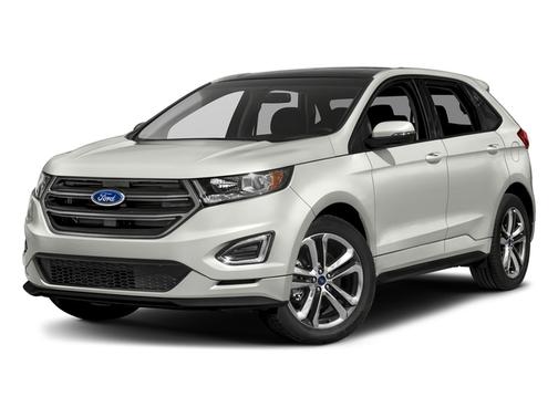 White Platinum Metallic Tri-Coat 2018 Ford Edge Sport