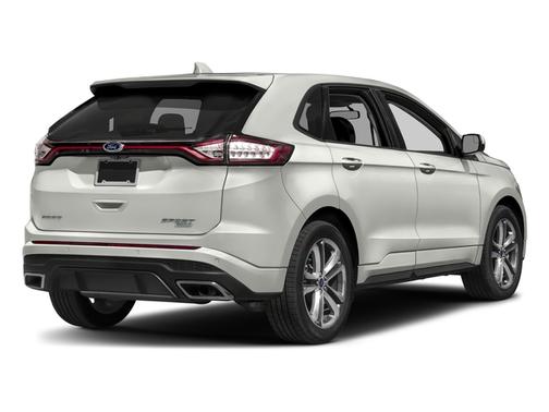 White Platinum Metallic Tri-Coat 2018 Ford Edge Sport