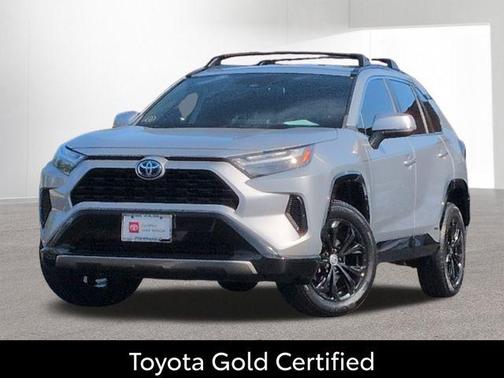 Silver Sky Metallic 2022 Toyota RAV4 Hybrid SE