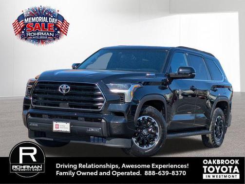 Midnight Black Metallic 2026 Toyota Sequoia SR5