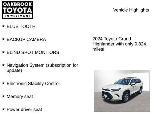 Coastal Cream 2024 Toyota Grand Highlander Limited