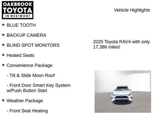 Ice Cap 2025 Toyota RAV4 XLE