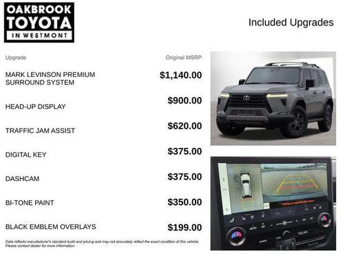 Incognito/Black 2024 Lexus GX 550 Overtrail+