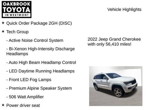 Bright White Clearcoat 2022 Jeep Grand Cherokee Limited