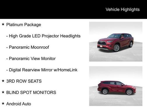 2024 Toyota Highlander Platinum