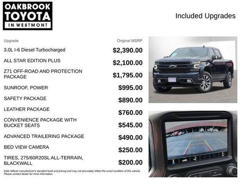 Northsky Blue Metallic 2021 Chevrolet Silverado 1500 RST
