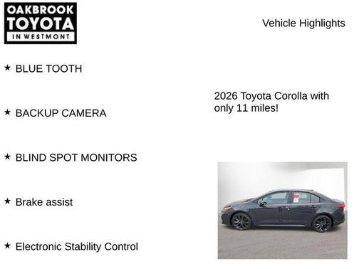 2026 Toyota Corolla SE