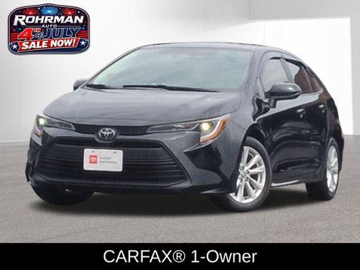 Midnight Black Metallic 2025 Toyota Corolla LE