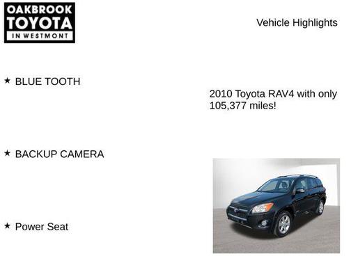Black 2010 Toyota RAV4 Limited