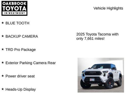 Ice Cap w/Black Roof 2025 Toyota Tacoma Hybrid TRD Pro