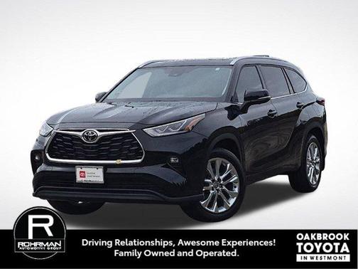 Midnight Black Metallic 2026 Toyota Highlander Limited