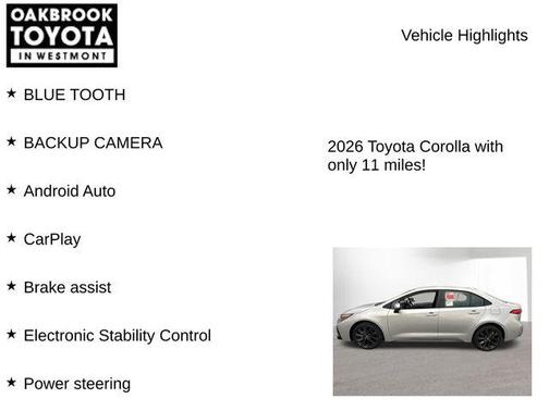 2026 Toyota Corolla SE