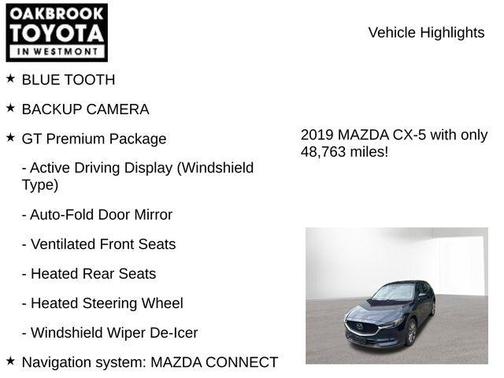 Deep Crystal Blue Mica 2019 Mazda CX-5 Grand Touring