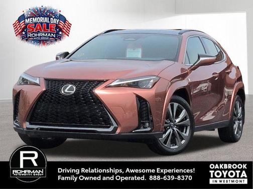Copper Crest with Obsidian Roof 2025 Lexus UX 300h F SPORT Handling