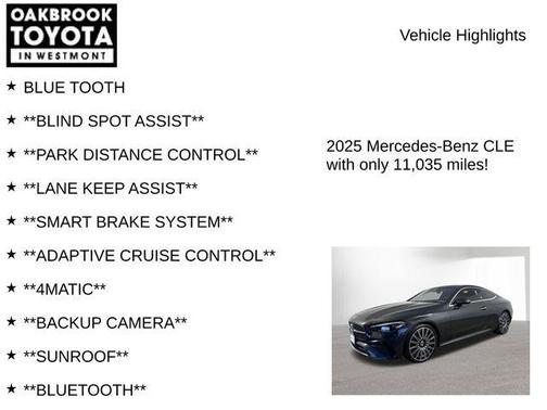 Graphite Grey Metallic 2025 Mercedes-Benz CLE 300 4MATIC Coupe