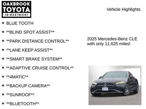 Graphite Grey Metallic 2025 Mercedes-Benz CLE 300 4MATIC Coupe