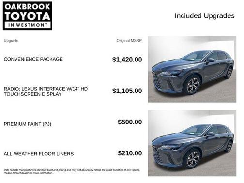 Cloudburst Gray 2025 Lexus RX 350 Premium