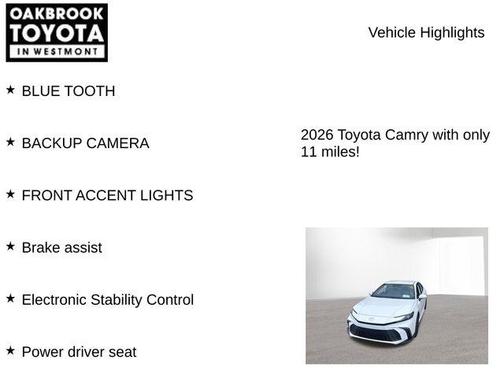 Ice Cap 2026 Toyota Camry SE