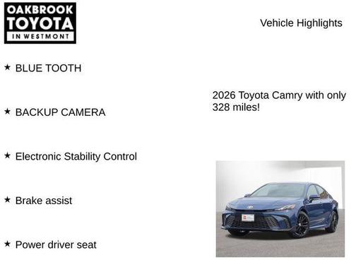 Reservoir Blue 2026 Toyota Camry SE