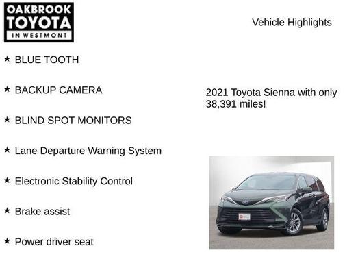 Cypress 2021 Toyota Sienna LE