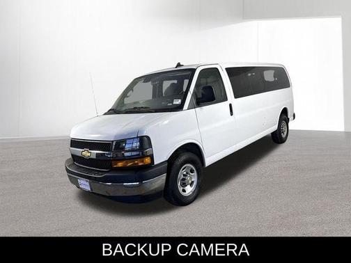 Summit White 2024 Chevrolet Express 3500 RWD 3500 Extended Wheelbase LT