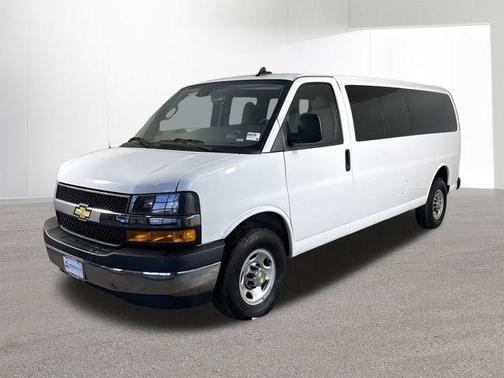 Summit White 2024 Chevrolet Express 3500 RWD 3500 Extended Wheelbase LT