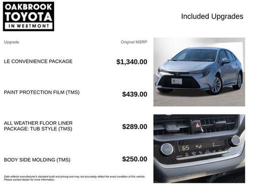 Classic Silver Metallic 2024 Toyota Corolla LE