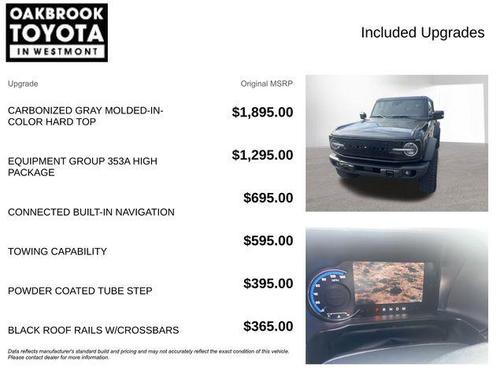SHADOW BLACK 2023 Ford Bronco Wildtrak