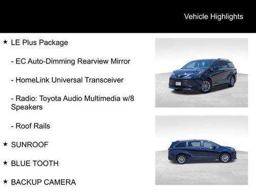 2025 Toyota Sienna LE