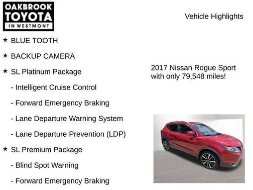 Palatial Ruby 2017 Nissan Rogue Sport SL