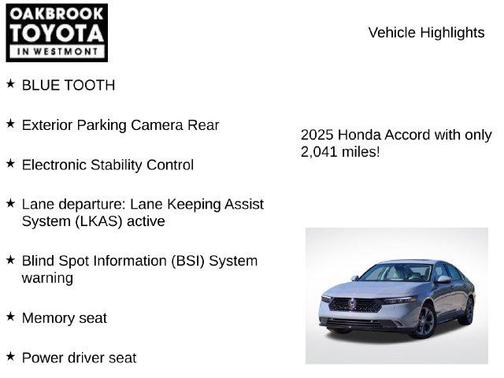 Urban Gray Pearl 2025 Honda Accord Hybrid EX-L
