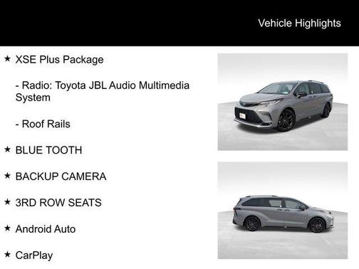 2025 Toyota Sienna XSE 7 Passenger
