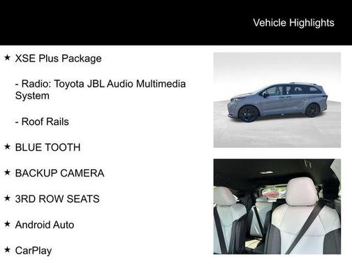 2025 Toyota Sienna XSE 7 Passenger