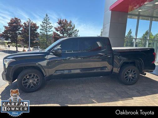 Midnight Black Metallic 2023 Toyota Tundra Platinum