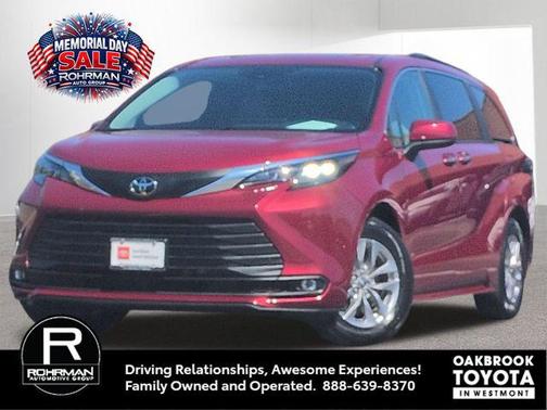 Ruby Flare Pearl 2026 Toyota Sienna XLE