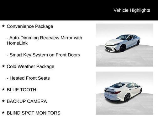 Ice Cap 2026 Toyota Camry Nightshade