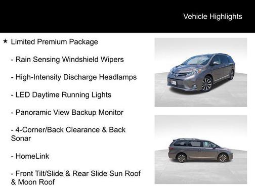 2020 Toyota Sienna Limited Premium