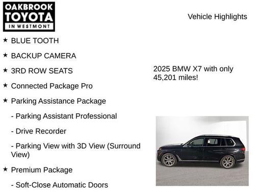 2025 BMW X7 xDrive40i