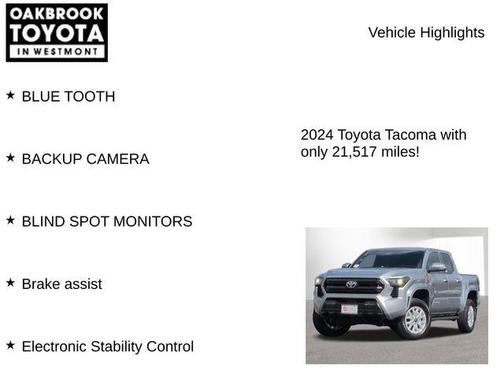 Celestial Silver Metallic 2024 Toyota Tacoma SR5